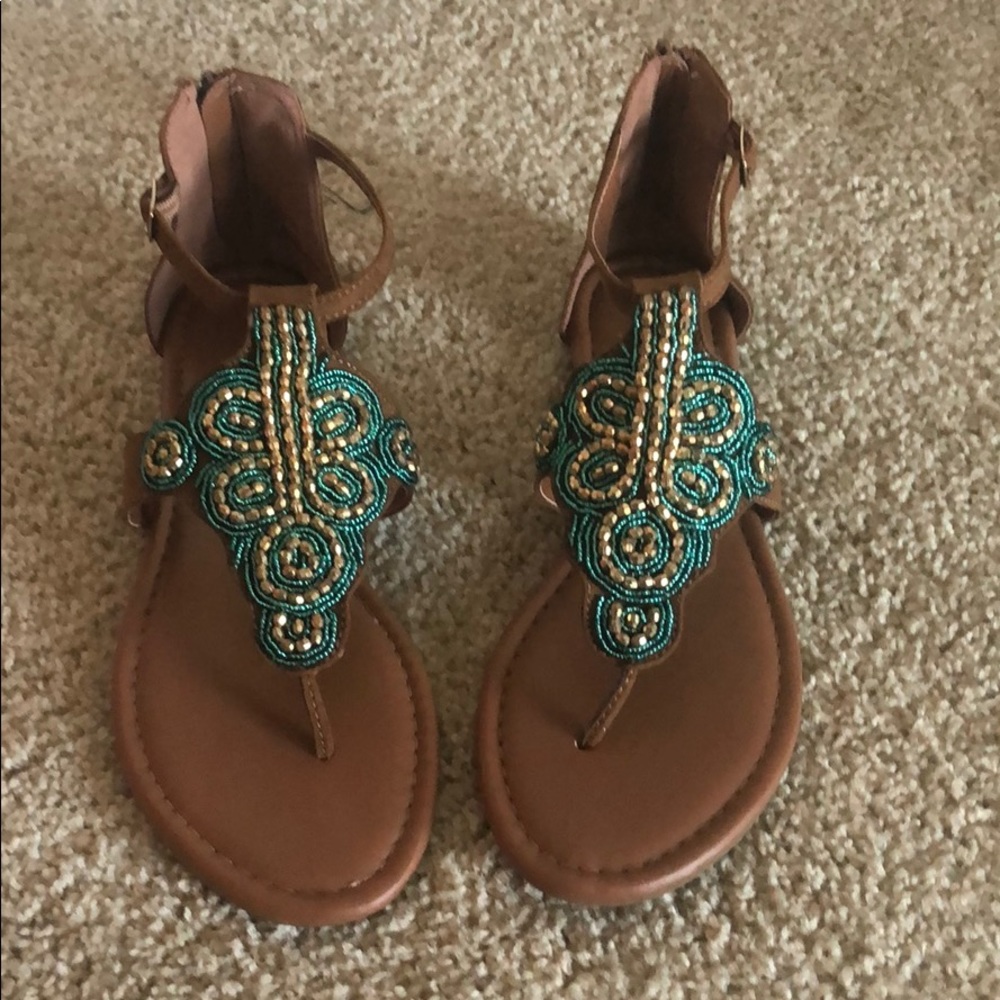 Jeweled sandals
